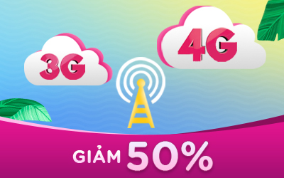 Giảm 50% tối đa 15.000đ khi mua mã thẻ/ nạp data 3G/4G trên MoMo