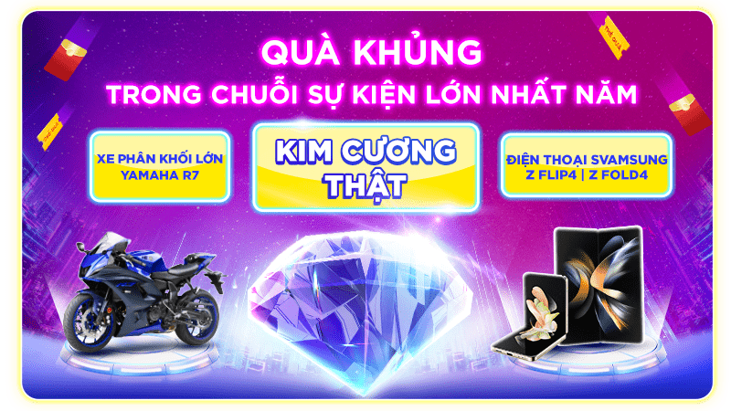 QR Săn Kim Cương - Quét QR trúng Kim cương thật!