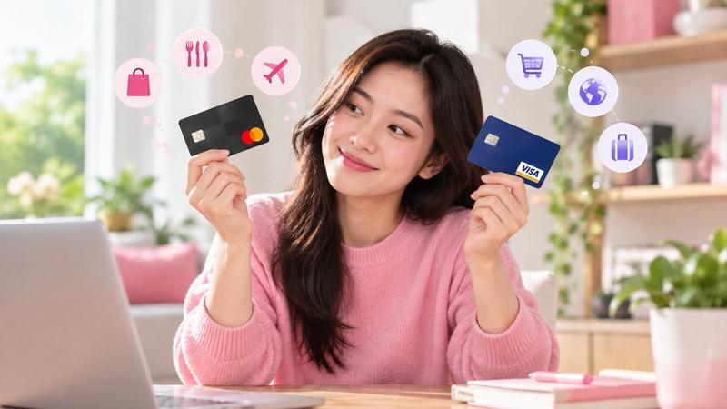 master card và visa khác gì nhau